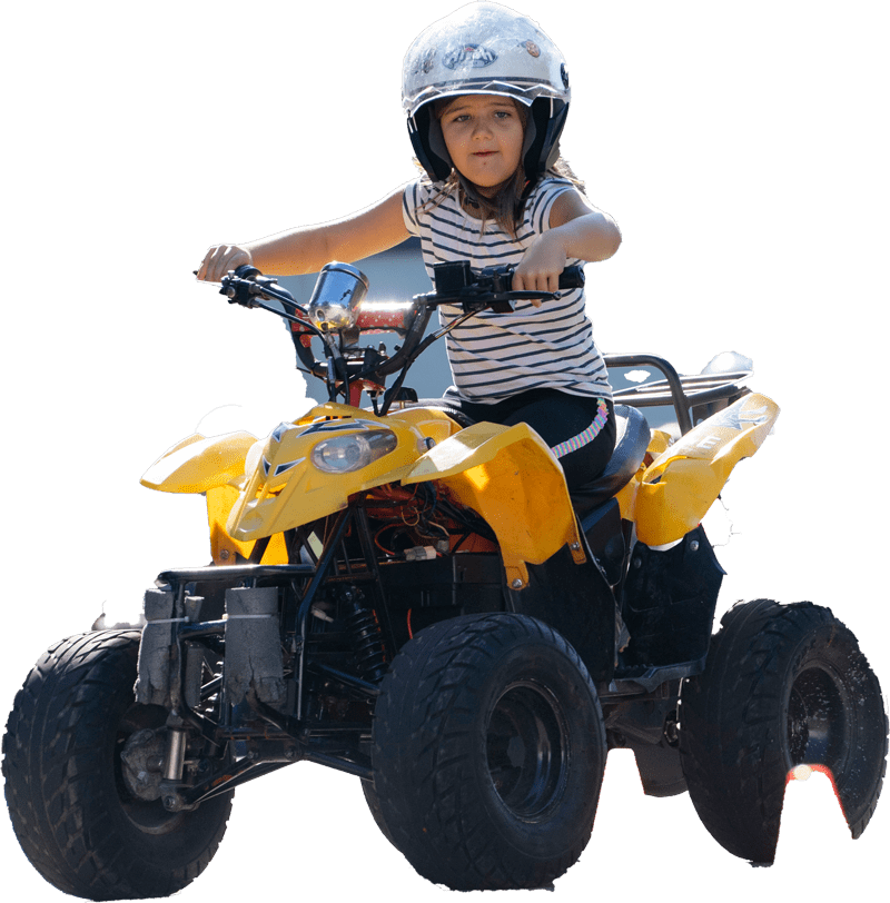 Kiddi-Car Kinderverkehrstraining Quad fahren 10 Kiddi-Car Quadfahren Quad freigestellt mit Kind 1