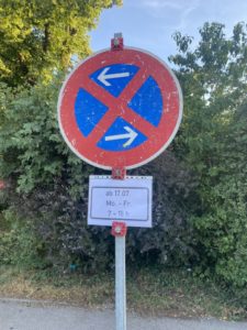 Parkverbot in der Theodor-Heuss-Straße FFB gesperrt ab 17.07.23